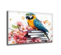 Diamond Painting, 5D Full Drill Plant Parrot Diamond Art Kits Adults Kid, Crystal Art Kits of Painting, DIY Embroidery Cross Stitch Kit, for Home Living Room Wall Decorations, Gifts 80x110cm e-112