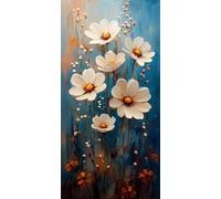 Diamond Painting Abstract Large Diamond Art Kits for Adults Flower, 5D Crystal Rhinestone Embroidery Pictures, Sequin Gem Art Crafts for Adults, Cross Stitch Christmas Home Wall Decor 60x120 cm c-4006