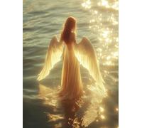 Diamond Painting Angel Diamond Art Kits Adults, Girl Crystal Art Kit for Adults Kids DIY Square Full Drill Gem Dots Embroidery Crafts Picture Beginners, Gifts for Women, Home Wall Decor 40x50cm r9-I51