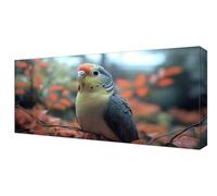 Diamond Painting Animal Parrot Diamond Art Accessories, Large Dimond Art for Adults Kits, 5D DIY Full Drill Kids Embroidery Painting, Beginner Crystal Crafts Kits, Wall Home Decor Gifts 55x110cm J-253
