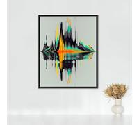 Diamond Painting Art Diamond Art Kits Adults, Wave DIY Full Drill Crystal Art Kits for Adults Beginners, Cross Stitch Embroidery Crafts Pictures, for Home Wall Decor, Gifts for Women 20x28in PJY9 2-J