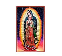 Diamond Painting Art Kits, DIY Virgin Mary Religion 20x40in Large 5D Diamond Painting Paint by Number Full Drill Diamond Embroidery Painting for Home Wall Decor Art Craft Round Drill 50x100cm