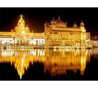 Diamond Painting Art Kits Sacred Golden Temple of Amritsar 5D Diamond Painting Kits for Adults,DIY Round Full Drill Embroidery Paintings Pasted Pictures Arts Crafts Home Wall Decor(45x55cm/18x22inch)