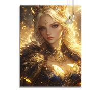 Diamond Painting Art Northern Europe Diamond Art Kits Adults Princess DIY 5D Gem Crystal Rhinestone Embroidery Cross Stitch Canvas Painting Paint by Numbers for Adults Wall Decor Gifts 60x80cm z252f