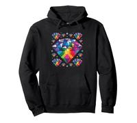 Diamond Painting Artist Placing Sparkles Canvas Drill Pen Pullover Hoodie