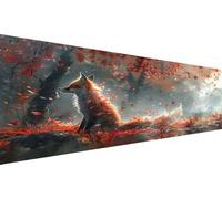 Diamond Painting Autumn,Fox Diamond Art Kits Adults,5D Large Diy Full Round Drill Rhinestone Cross Stitch Crystal Art,Hobbies For Adults Women,Paint By Numbers For Living Room Decor 30x60cm L1-413