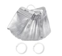 Diamond-Painting Beads Storage Bags, Reusable Design, 100Pcs, Diamond-Art Storage Accessories Ziplock Pouches, Craft Supply Bead and Gem Organizer, Sturdy Build, for DIY Projects