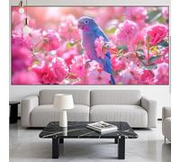 Diamond Painting Bird Diamond Art Kits Adults/Beginners,5D DIY Large Diamont Picture Flower Full Drill Gem Art Crystal Embroidery Mosaic Canvas Painting Numbers kit,Home Decor Gifts 28x56in LK-840