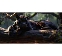 Diamond Painting Black Panther Diamond Art Kits Adults&Kids 5D DIY Dimond Picture Art, Large Diamond Dot Rhinestone Crystal Art Embroidery Gem Art for Home Wall Decor Gifts (12x24 Inch/30x60 cm, h54