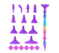 Dĭặmond Paĭnting Brush Set, Precision Threaded Nib, Complete Kit, Thread Point Dĭặmond Pen Including Accessories, Rhinestone Art Pens, Family-Friendly Creative Tool, for DIY Crafts