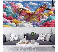 Diamond Painting Butterfly Diamond Art Kits Adults Abstract,5D Full Drill Crystal Embroidery Cross Stitch Canvas Gem Art Crafts,DIY Paint by Numbers for Children,Home Decoration Gift Men 8x16in CQ-143