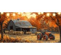 Diamond Painting Car Diamond Art Grass, 5D Dimond Painting Kits for Adults DIY Crystal Rhinestone Crafts, Gem Art Kits Kids, Paint by Numbers for Adults Beginners for Bedroom Decor 90x180cm FD-3359