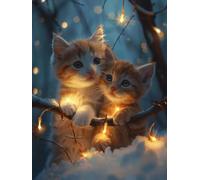 Diamond Painting Cat Diamond Art Kits Adults, Cute Dimond Painting 5D DIY Full Square Drill Gem Embroidery Cross Stitch Kits Crafts for Wall Art Home Bedroom Decor, Gifts 36x48inch -zjn2506A3N1J