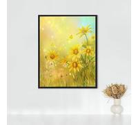 Diamond Painting Cat Diamond Art Kits Adults, Sunflower Full Drill Crystal Art Kits for Adults Beginners, Cross Stitch Embroidery Crafts Pictures, for Home Wall Decor, Gifts 12x16 inch PJY9 8-0