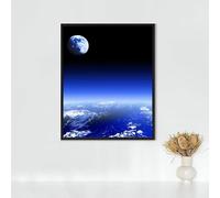 Diamond Painting Celestial Bodies Diamond Art Kits Adults, Earth Full Drill Crystal Art Kits for Adults, Cross Stitch Embroidery Crafts Pictures, for Home Wall Decor, Gifts 20x28 inch PJY9 S-B