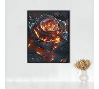 Diamond Painting Cherry Diamond Art Kits Adults, Rose Full Drill Crystal Art Kits for Adults Beginners, Cross Stitch Embroidery Crafts Pictures, for Home Wall Decor, Gifts 32x44 inch PJY9 4-9