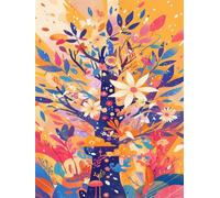 Diamond Painting Color Diamond Art Abstract Gem Art Paint by Numbers 50x80cm,2026 New Full Crystal Cross Stitch kits for Adults Arts and Crafts for Adults Christmas Halloween Decoration,Gifts Wjj-440