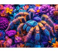 Diamond Painting Color, Spider Diamond Art Kits Adults, DIY Beginner Full Drill Gem Art Set 5D Crystal Rhinestone Canvas Mosaic Kits for Adults Home Wall Decor, Gifts for Women 40x52inch, Model213