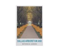 Diamond Painting，Dallas Arboretum and Botanical Garden，Full Round Diamond Embroidery Kits Cross Stitch Crystal Rhinestone Pictures Arts Craft Home Wall Decoration（50 x 60 cm）-GG82