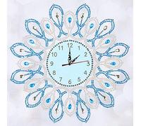 Diamond Painting DIY 5D Special Shape Rhinestones, ABEUTY Water Droplet Clock, Partial Drill Crystal Diamond Art Kits (Clock 6)