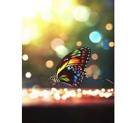 Diamond Painting dream Butterfly Diamond Art Kits Adults, 5D Full Drill Gem Crystal Art Cross Mosaic Kits, DIY Crafts Hobbies for Adults Women, Canvas for Home Decoration Creative Gifts 35x50cm Z0-814