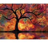Diamond Painting Dream Diamond Art kits Adults, 5D DIY Full Drill Cross Stitch Embroidery Craft Supplies Tree Of Life Crystal Art Paintings, for Christmas Home Decor Gifts Giving 100x150cm H-6780