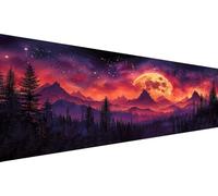 Diamond Painting Fantasy,Moon Diamond Art Kits Adults,5D Large Diy Full Round Drill Rhinestone Cross Stitch Crystal Art,Hobbies For Adults Women,Paint By Numbers For Living Room Decor 100x200cm L1-330