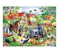 Diamond Painting Farm Scenery 5D DIY Diamond Painting Kits for Adults/Kids, Full Drill Diamond Art Rhinestone Crystal Cross Stitch Embroidery Mosaic Pictures for Home Wall Decor Square Drill,30x40cm