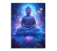 Diamond Painting Flower Diamond Art for Kids Zen Full Drill Gem Crystal Art DIY 5D Cross Stitch Canvas Mosaic Crafts Picture 8 Year Old Gifts for Girls Beginners, Wall Decoration Gift 35x40cm z166f