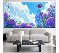 Diamond Painting Flower Diamond Art Kits Adults/Beginners,5D DIY Large Diamont Picture Beauty Full Drill Gem Art Crystal Embroidery Mosaic Canvas Painting Numbers kit,Home Decor Gifts 36x72in LK-438
