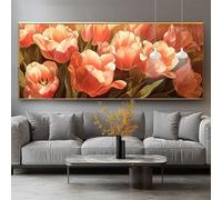 Diamond Painting Flower Diamond Art Kits Adults Plant Large Crystal Art 32x64in DIY 5D Full Gem Rhinestone Mosaic Embroidery Cross Stitch for Adults Crafts Beginners,Home Wall Living Room Decor 0-sy50