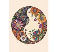 Diamond Painting Flower Retro Diamond Art Kits Adults, 5D Full Drill Crystal Art Cross Mosaic Kits for Kids, DIY Crafts Hobbies for Adults Women, Dimond for Home Decor Creative Gifts 70x95cm s-633