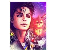 Diamond Painting Full Kits Celebrity Michael Jackson 5D Diamond Art for Adults Full Drill,Kids Diamond Painting Kits by Numbers,Full Diamond Painting Kit Home Wall Decor 30 x 40 cm