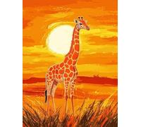 Diamond Painting Giraffe Diamond Art Kits for Adults Animal, 5D Dimond Painting Mosaic Crystal Art and Crafts for Adults, DIY Full Drill Crystal Kits for Home Decor, Gifts for Women 70X90CM, Model 717