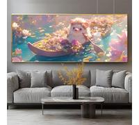 Diamond Painting Hedgehog Diamond Art Kits Adults Flower Large Crystal Art 28x56in DIY 5D Full Gem Rhinestone Mosaic Embroidery Cross Stitch for Adults Crafts Beginners, Living Decor Gifts 0-sy306