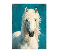 Diamond Painting horse Diamond Art Kits Adults, animal Crystal Art Kits for Adults DIY 5D Full Drill Embroidery Cross Stitch Crafts Picture, Women Kids Gifts, Home Wall Decor 16 x 20inch KSWF274