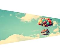 Diamond Painting Hot Air Balloon,House Diamond Art Kits Adults,5D Large Diy Round Drill Rhinestone Cross Stitch Crystal Art,Hobbies For Adults Women,Paint By Numbers For Room Decor 70x140cm L1-151