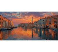 Diamond Painting House, Landscape Diamond Art Kits Adults with Full Accessories, DIY Full Drill Crystal Art Crafts Pictures Kits, Embroidery Cross Stitch Gem Paintings for Decor 200x100 cm - KF01309