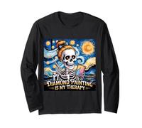 Diamond Painting is My Therapy Artistic Craft Hobby Fans Long Sleeve T-Shirt