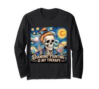 Diamond Painting is My Therapy Artistic Craft Hobby Fans Long Sleeve T-Shirt