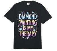 Diamond Painting is My Therapy Funny Diamond Art Painting Comfort Colors Adult Heavyweight T-Shirt