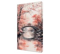 Diamond Painting Japan Bridge Diamond Art Accessories, Large Dimond Art for Adults Kits, 5D DIY Full Drill Kids Embroidery Painting, Beginner Crystal Crafts Kits, Wall Home Decor Gifts 30x60cm J-882