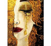 Diamond Painting Kit Abstract Gustav Klimt 5D Diamond Art Kits for Adults,Large Diamond Painting Kits Full Drill, Diamond Painting Kits for Kids,DIY Diamond Paintings,Home Wall Decor Gifts 30x40cm