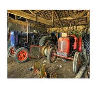 Diamond Painting Kit Farm Tractor Diamond Painting Kits Adults,Diamond Painting Kits Full Drill Kids,Diamond Art Cross Stitch Crystal Art Kits for Home Wall Decor 30x40cm