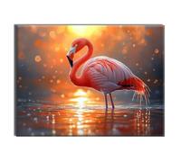 Diamond Painting Kit for Adults Animal Flamingo Diamond Art, Crystal Art Kits for Adults Crafts Gem Kit, Home Wall Autumn Decorations Paintings, for Christmas Halloween Decorations 70x95cm W-w-1