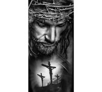 Diamond Painting Kit for Adults Full Drill Jesus Diamond Art Jesus Christ Bead for Decor, Plus Size 16x32 Inch