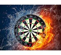 Diamond Painting Kit for Adults Personalized Dart Board 30X40 cm/ 12X16 Inch by Number Kits Rhinestone Pictures Arts Craft for Home Wall Decor
