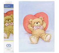 DIAMOND DOTZ Painting, Beginner Kit, Relax a Bear, 28 x 36cm