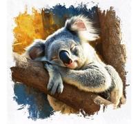 Diamond Painting Kit Koala 5D Diamond Art Kits Animal, DIY Gem Art Adult Crafts Full Drill Square Crystal Rhinestones Cross Stitch, Hobbies for Adults Women, Decoration Gifts 11.8x11.8 inch M-4147