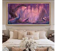 Diamond Painting Kits for Adults, 5D Diamond Art Tree 70x140cm, DIY Large Peacock Dimond Art kits Adults, Full Drill Crystal Rhinestone Embroidery Canvas Gem Art Craft for Home Wall Decor (DP357)